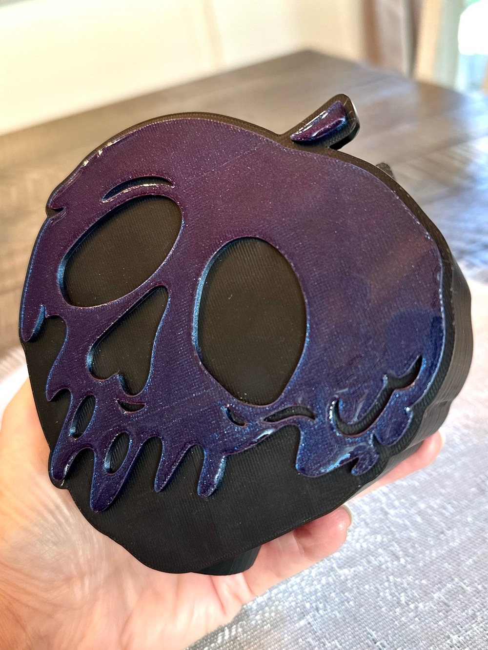 Disney Poison Apple Skull Foaming Soap Holder for Bath & Body Works Bottles